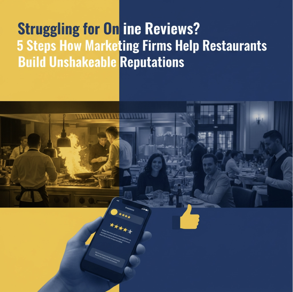 Struggling for Online Reviews? 5 Steps How Marketing Firms Help Restaurants Build Unshakeable Reputations